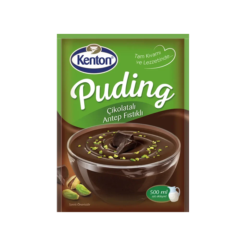 Kenton Çikolatalı Antep Fıstıklı Puding 100 g