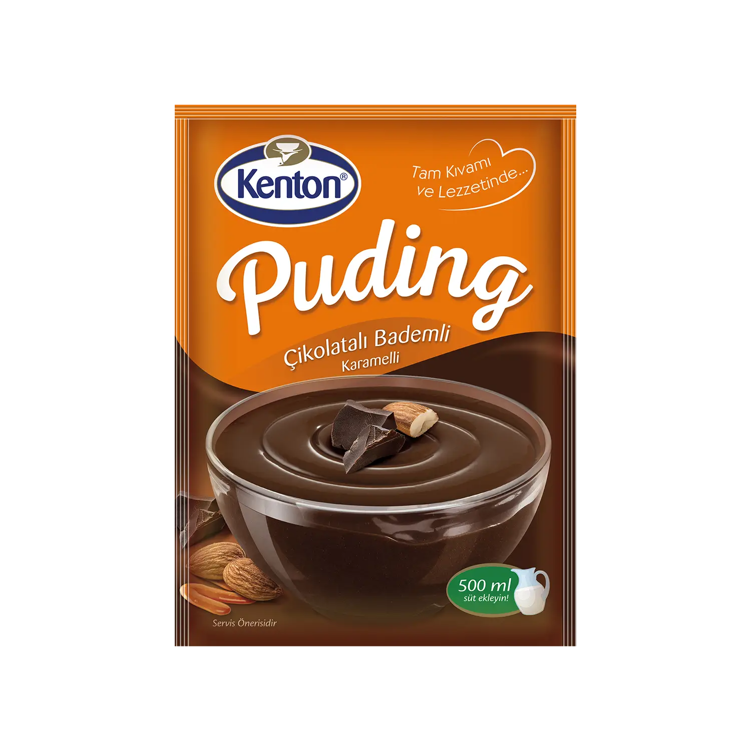 Kenton Puding Çikolatalı Bademli Karamelli 100 g