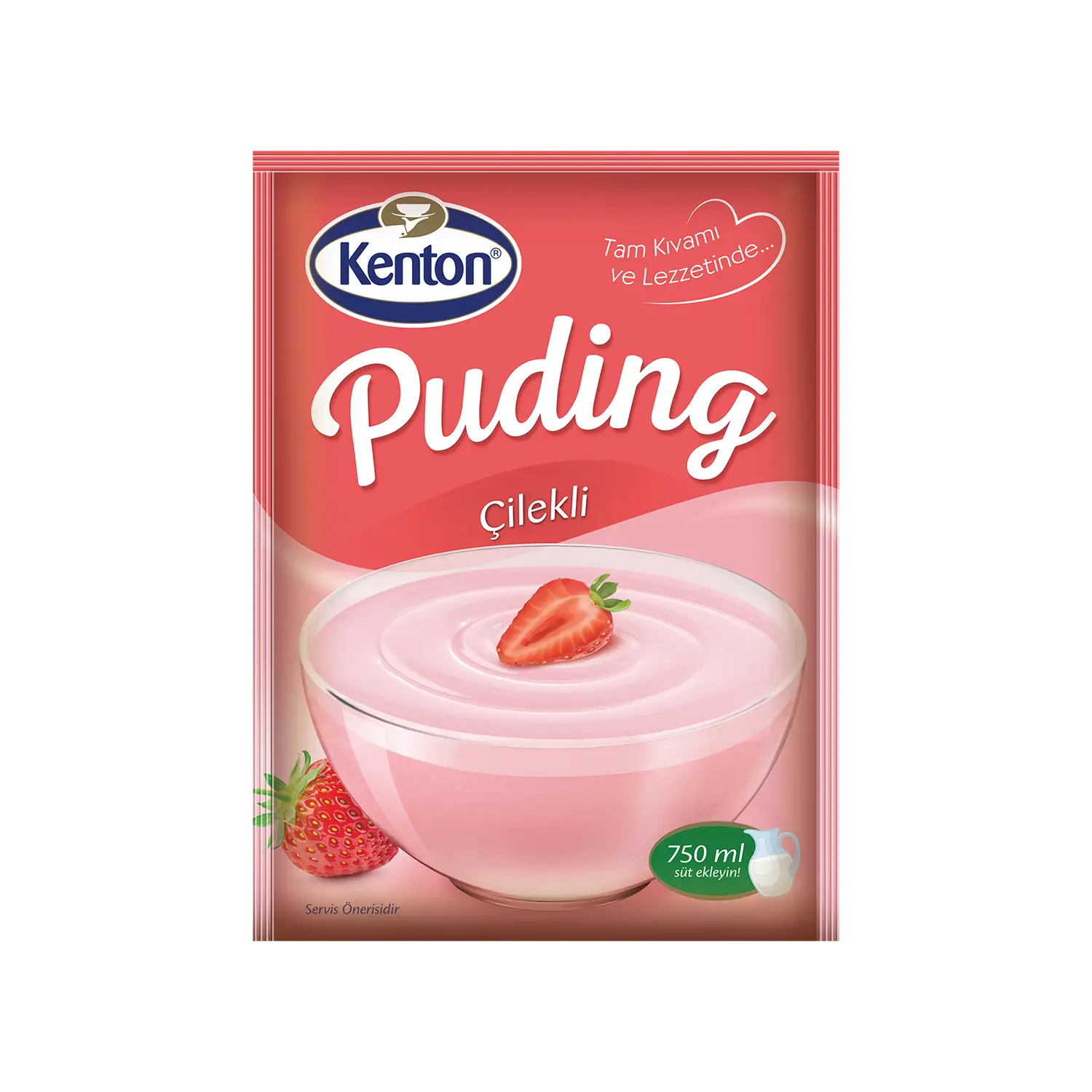 Kenton Çilekli Puding 125 g