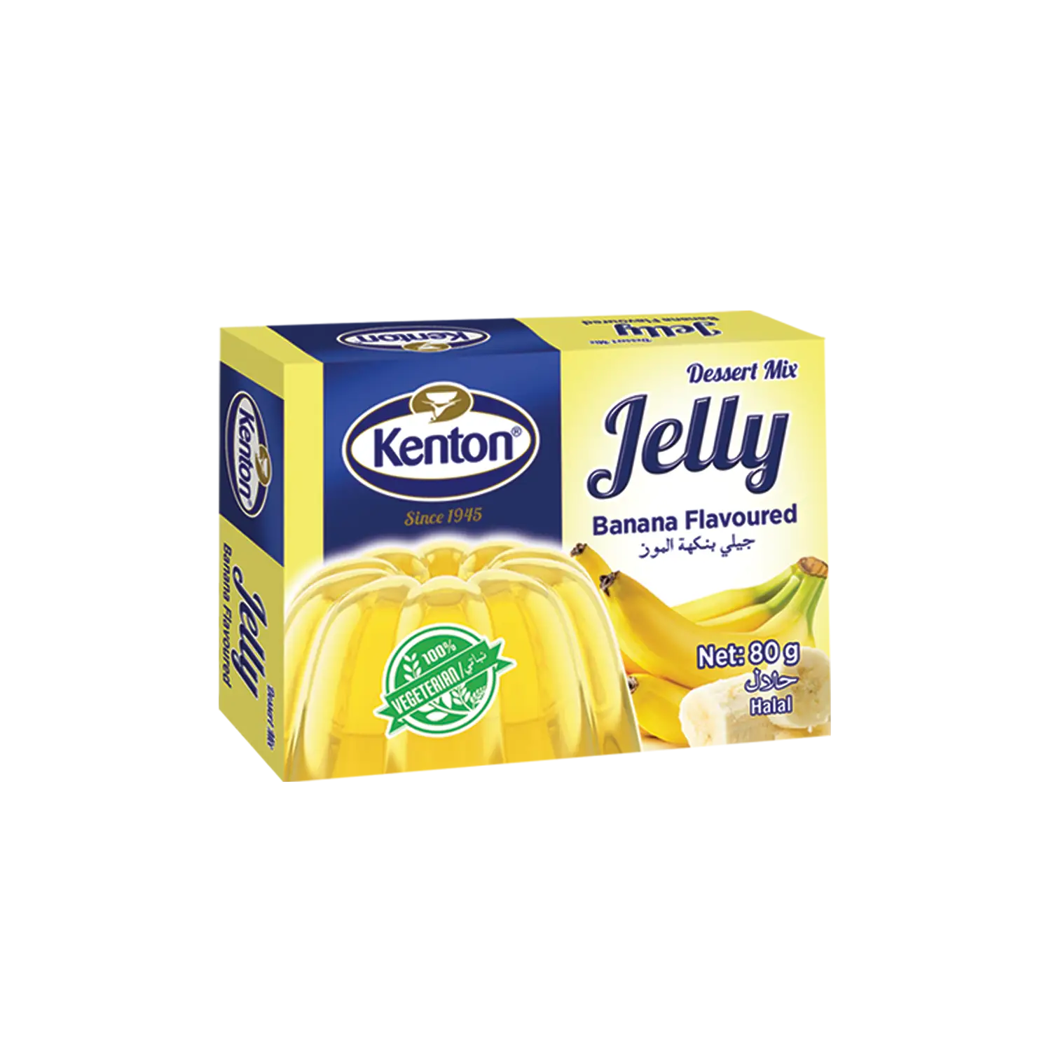 Kenton Vegetal Jelly Banana Flavoured 80 g