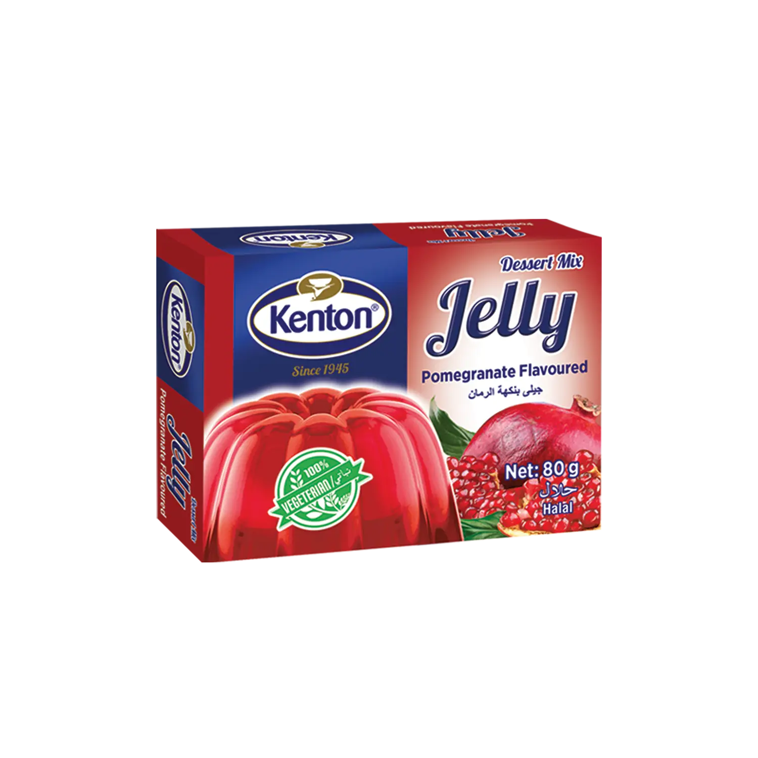 Kenton Vegetal Jelly Pomegranate Flavoured 80 g