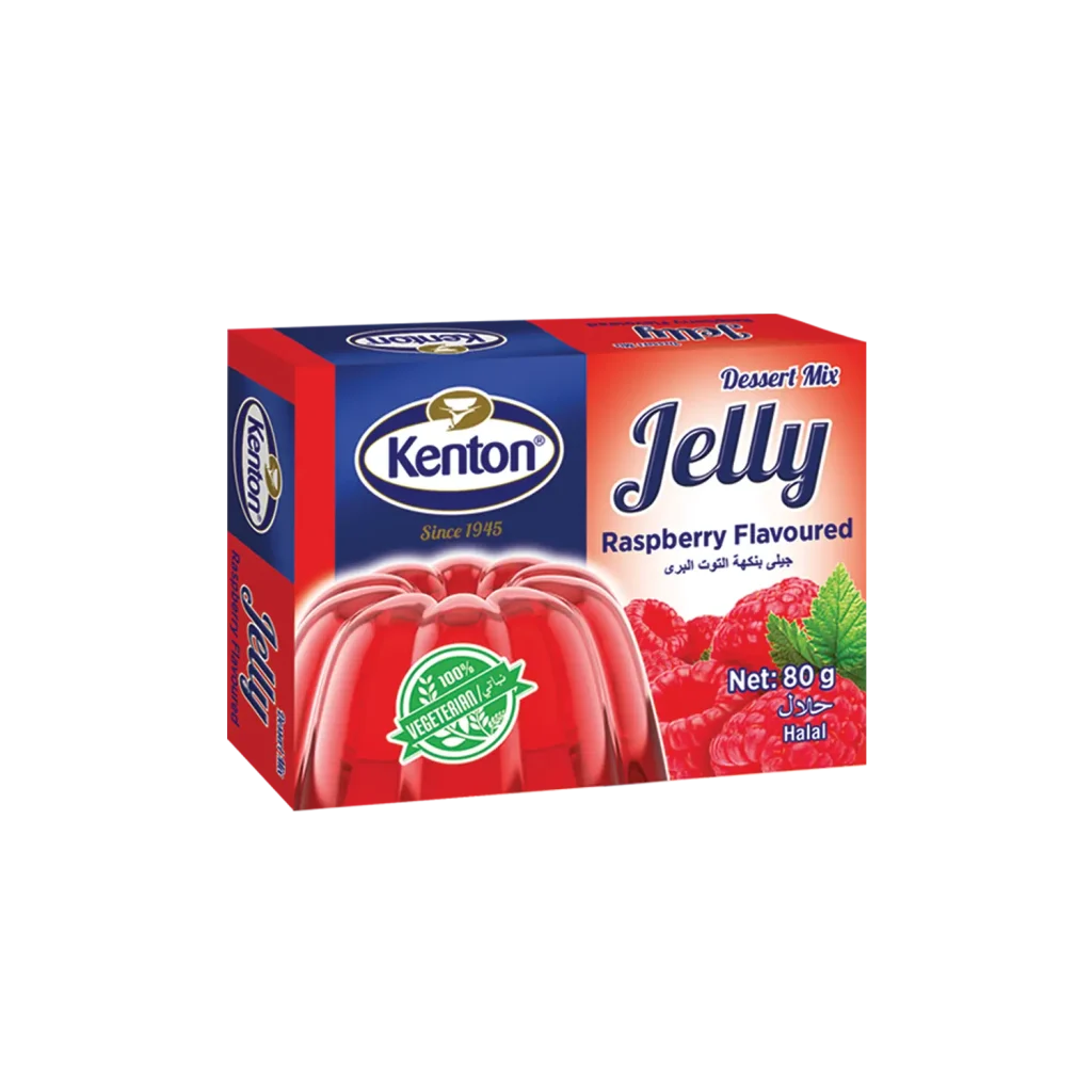 Kenton Vegetal Jelly Raspberry Flavoured 80 g