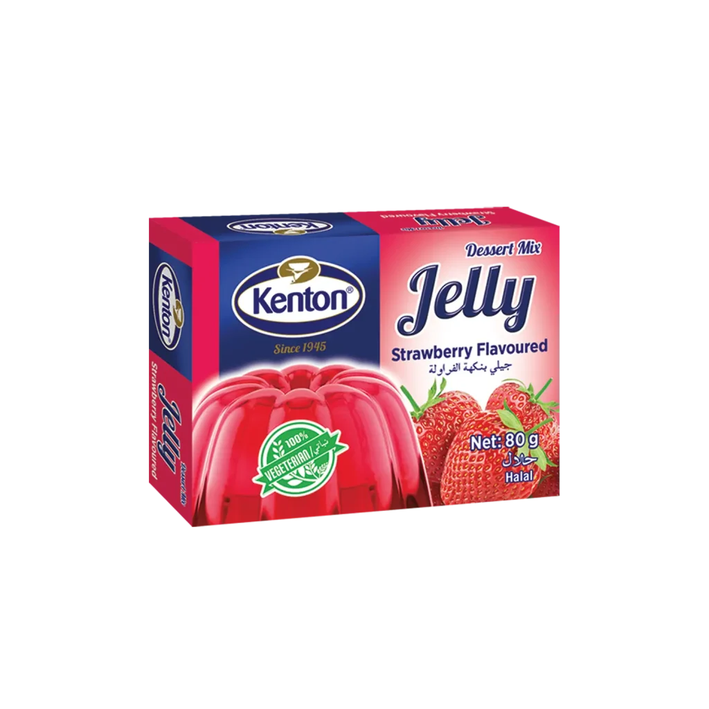 Kenton Vegetal Jelly Strawberry Flavoured 80 g