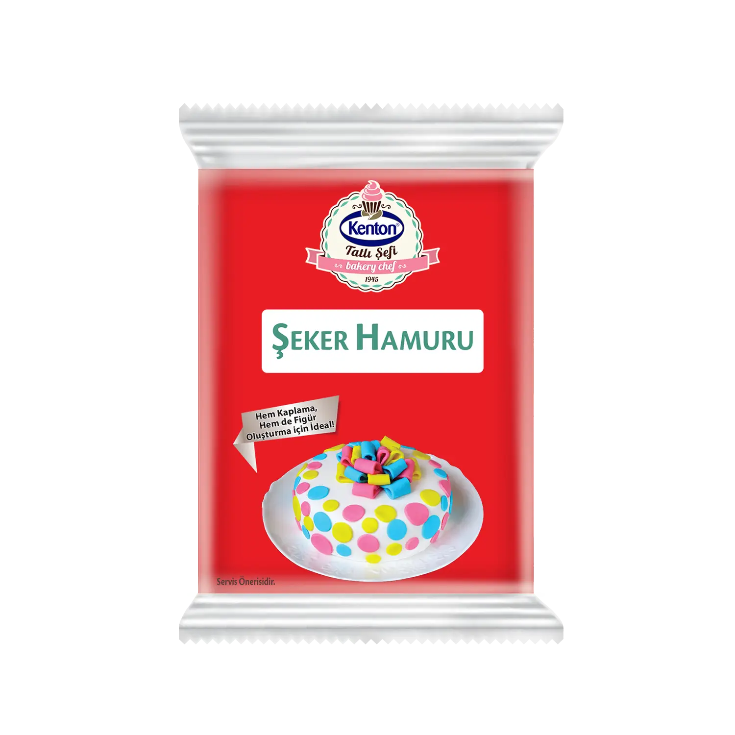 Kenton Tatlı Şefi  Şeker Hamuru Kırmızı 200 g