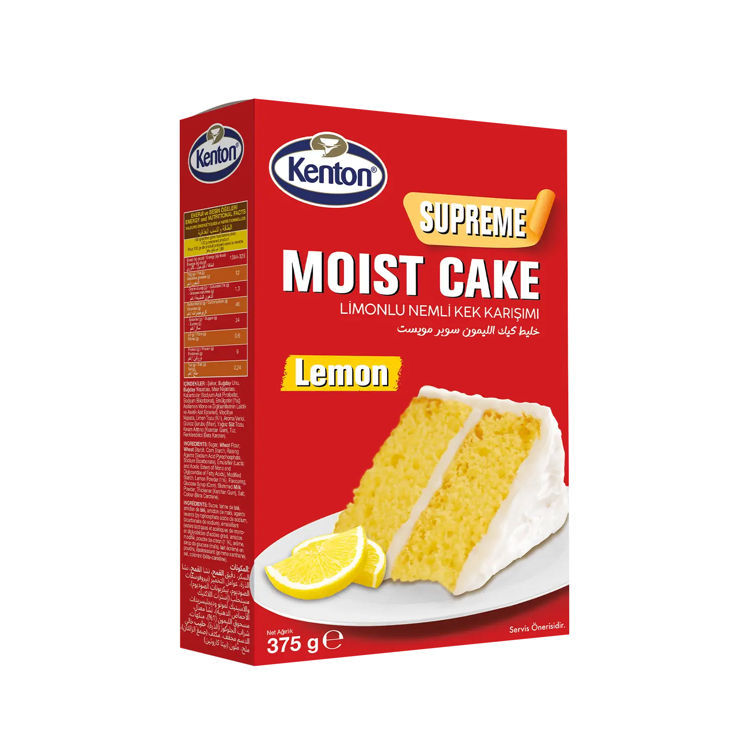Kenton Supreme Moist Lemon Cake mix 375 g