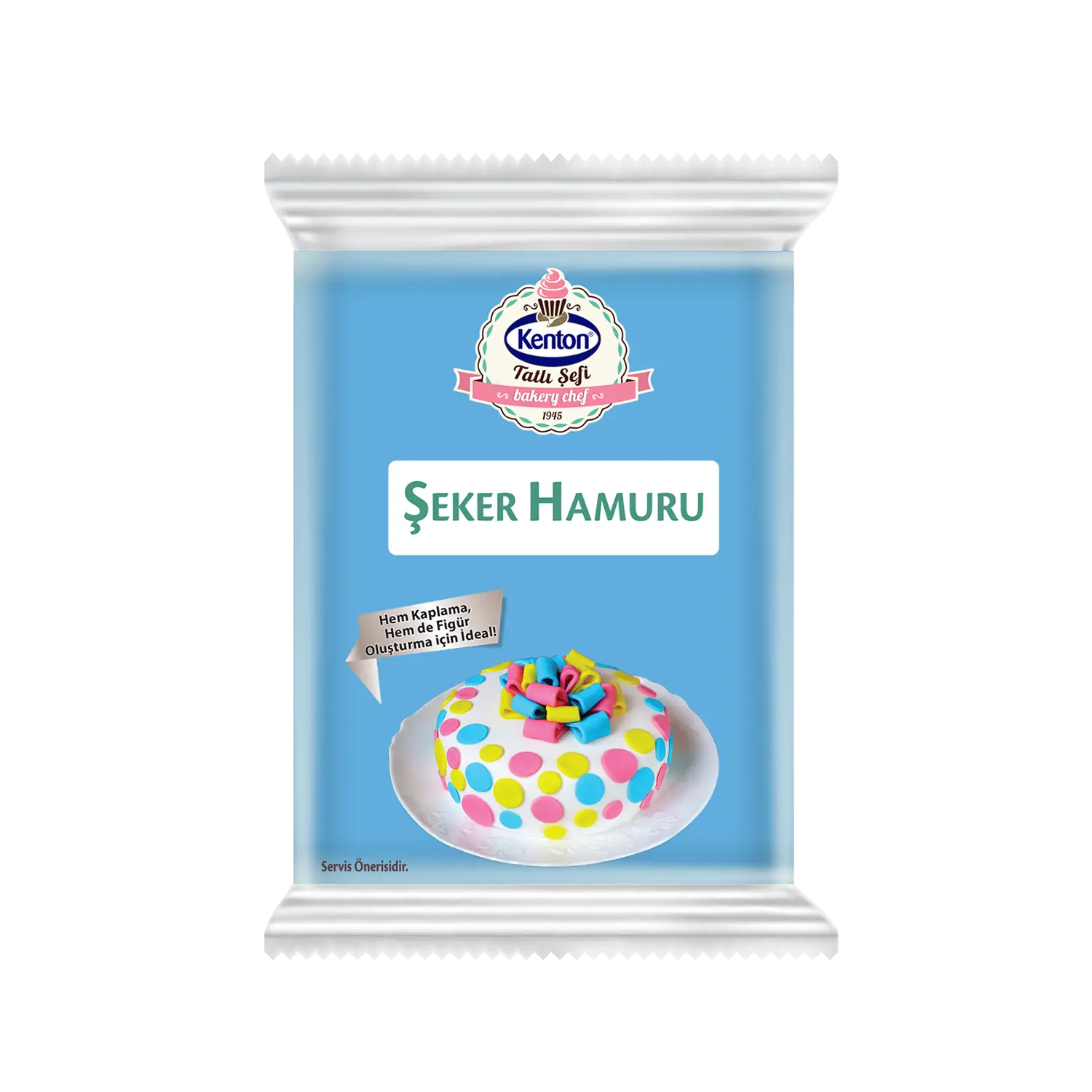 Kenton Tatlı Şefi  Şeker Hamuru Mavi 200 g