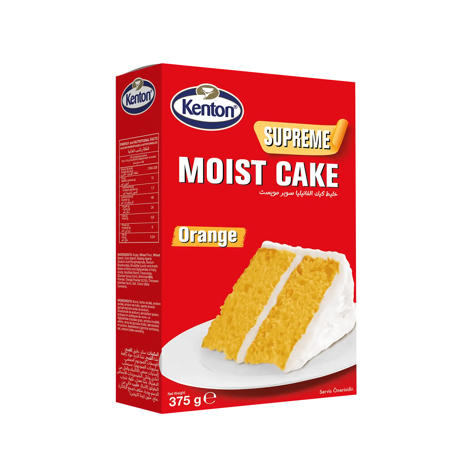 Kenton Supreme Moist Orange Cake mix 375 g