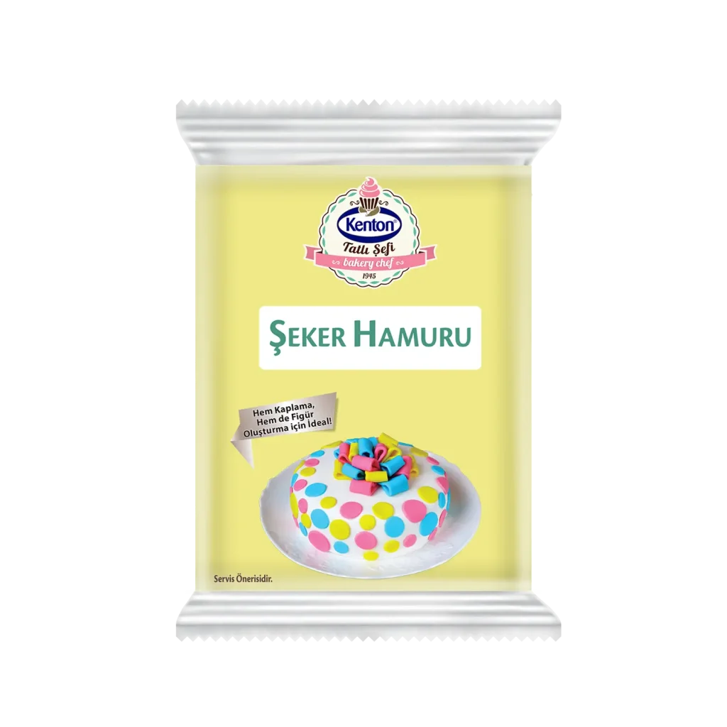 Kenton Tatlı Şefi  Şeker Hamuru Sarı 200 g