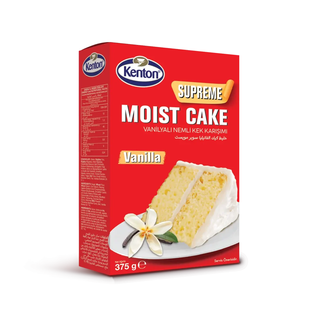 Kenton Supreme Moist Vanilyalı Kek Karışımı 375g